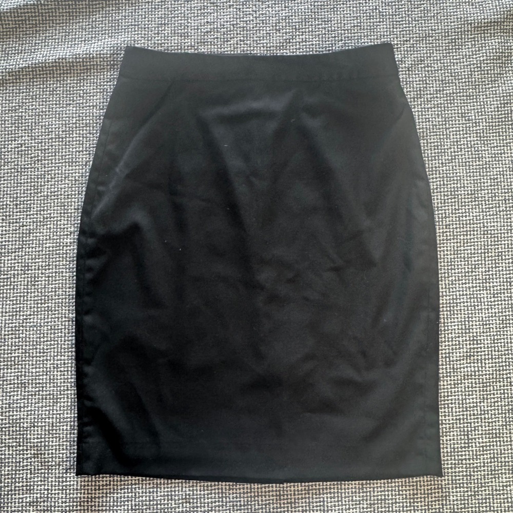 Banana Republic Womens Black Pencil Skirt Size 4 Professional Office Workwear